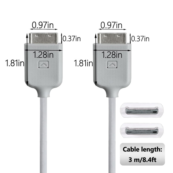 BN39-02210C 9.8 FT One Connect Cable Compatible with Samsung TV UE49MU7005T UN55MU9000F UN65MU850D UA75MU7000W UN82MU8000F