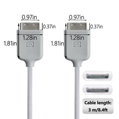 BN39-02210C 9.8 FT One Connect Cable Compatible with Samsung TV UE49MU7005T UN55MU9000F UN65MU850D UA75MU7000W UN82MU8000F