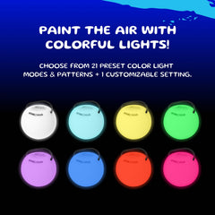 LED Poi - Spin-ballS brand Spin-lightS (Pair)