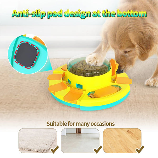 CAROZEN Interactive Dog Toys, Puzzle Toys for Dogs Training Funny Feeding, Treat Dispenser Large Dogs, Small and Medium Improve Your Dog's Intelligence