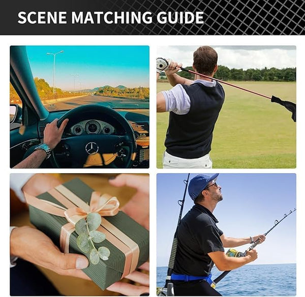 Risipu 3-Pack Polarized Sunglasses for Men and Women, Lightweight Rectangular Sun Glasses Men, UV400 Protection Mens Sunglasses Polarised (Black*3)