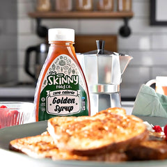 Skinny Syrup 3 Pack (3 x 425ml) – Maple Syrup, Salted Caramel, Golden Syrup – Zero Calorie, Sugar Free Coffee & Pancake Syrups – Low Calorie, Keto & Vegan Friendly