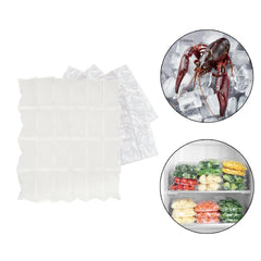 rockible 120Pcs Ice Packs Freezer Packs Protable Ice Pack Blocks Ice Pack Freezer Blocks for Cool Box Cooler Accessories for Lunch Bags Shipping Food Fresh Cold Food Storage Camping Fishing Travel