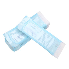 200pcs Self Sealing Cleaning Pouch, 90x 260mm Sterilisation Pouches Disposable Self Sealing Cleaning Pouch Oral Supply Cleaning for Dental Materials