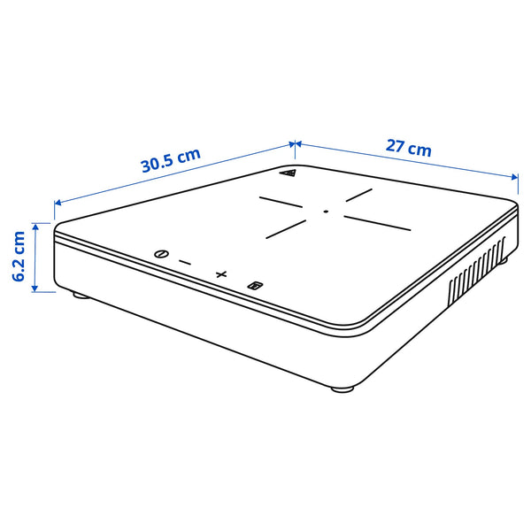 IKEA TILLREDA Portable Induction hob, 1 Zone Black