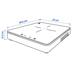 IKEA TILLREDA Portable Induction hob, 1 Zone Black