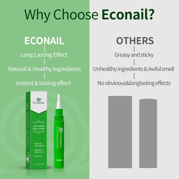 Econail Stop Nail biting Kids Pen (Ultra Bitter), Nail Biting treatment for kids, thumb sucking deterrent, Anti finger sucking 7ml,Natural Nail Care Pen