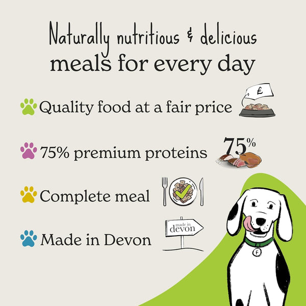 Forthglade Wet Puppy Food Variety Pack (18 x 395g Trays) - Grain Free & Hypoallergenic Dog Food, Lamb with Liver & Vegetables, Complete Meals for Puppies 2-12 Months