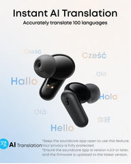soundcore P30i by Anker Noise Cancelling Earbuds, Strong and Smart Noise Cancelling, Powerful Bass, 45H Playtime, 2-in-1 Case and Phone Stand, IP54, Wireless Earbuds, Bluetooth 5.4, App Control