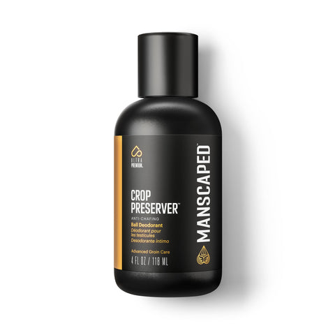 MANSCAPED® The Crop Preserver®, Anti-Chafing Men's Ball Deodorant, Male Care Hygiene Moisturizer Featuring Soothing Aloe Vera, 118ml (1-Pack)