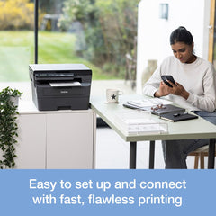 BROTHER DCP-L2620DW 3-in-1 Mono Laser Printer |Print, copy & scan|Automatic 2-sided print |A4|UK Plug