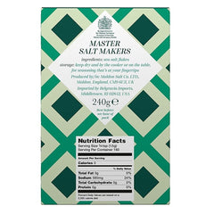 Maldon Salt, Sea Salt Flakes, (240 g) 8.5 oz (Pack of 2)