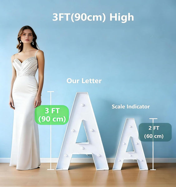 3ft Windproof Marry Me Light Up Letters for Outdoor and Indoor Use, Yellow Light Marry Me Signs for Proposal Engagement Wedding Party Décor