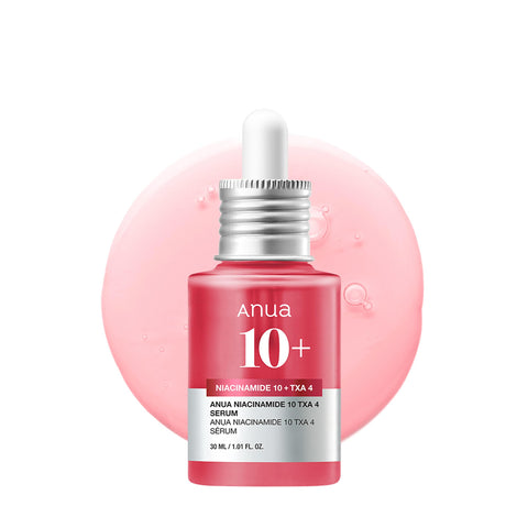 Anua Niacinamide 10 + TXA 4 Serum, Dark Spot Care, Hyaluronic Acid, Tranexamic Acid, Lightweight & Hydrating All-in-One Daily Facial Serum for Glass Skin, Korean Skincare, 30ml