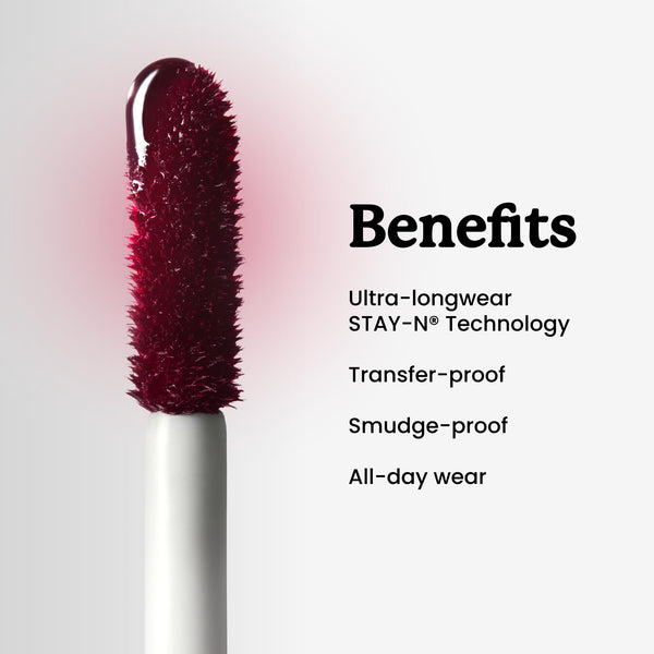 Sacheu Lip Liner STAY-N Peel Off Lip Stain — Long Lasting Waterproof Lip Tint with Hyaluronic Acid & Vitamin E — Transfer Proof Matte Finish, Vegan & Cruelty-Free (Main Character)