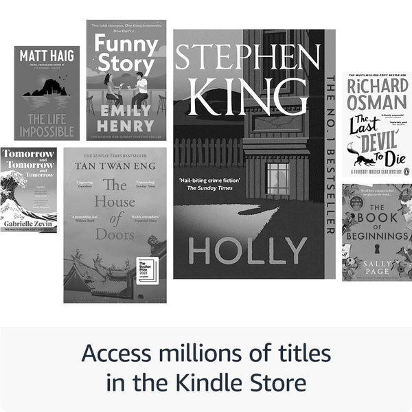 Amazon Kindle Paperwhite (12 gen) – Our fastest Kindle ever, with new glare-free display and weeks of battery life – 16GB – Without Ads - Black