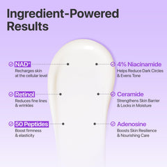 numbuzin No.9 Anti-Aging Eye Cream with NAD+ & Retinol – Targets Dark Circles, Puffiness & Wrinkles | Firming Under Eye Care with Peptides & Niacinamide | 10 ml (0.33 fl. oz.)