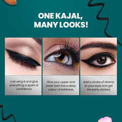 Himalaya Kajal Extra Smooth Water Proof Herbal Eye Definer Enriched with Almond Oil *Ship from UK