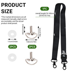 Erioscar Lanyard Neck Strap Compatible with DJI RC/RC PRO/RC 2, Universal Buckle Strap for Mini 4 Pro/Mini 3 Pro/Mavic 3 Pro/Air 2S/Air 3 Screen Remote Controller Drone Accessories