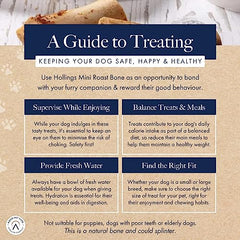 Hollings Mini Roast Bone For Adult Dogs, 100% Natural & Healthy Air Dried Long Lasting Dog Bone, Grain Free & No Rawhide (1 Count)