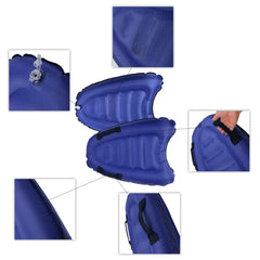 Floating Surfboard with Handles Portable Bodyboard Water Sport Pools Inflatable Surfboard for Beach Surfing Swimming Water Sport Equipment
