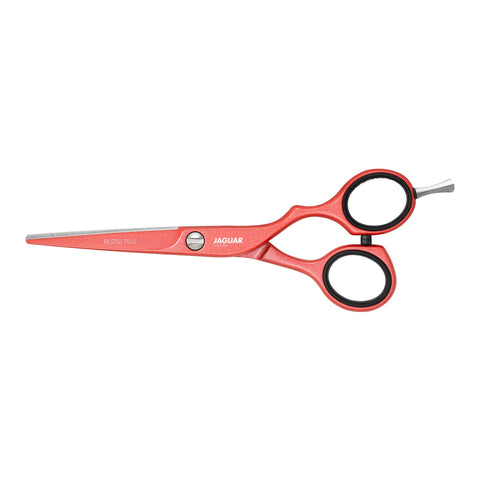 JAGUAR White Line Pastell Plus Offset Coral 5.5 Scissors, Black, Standard