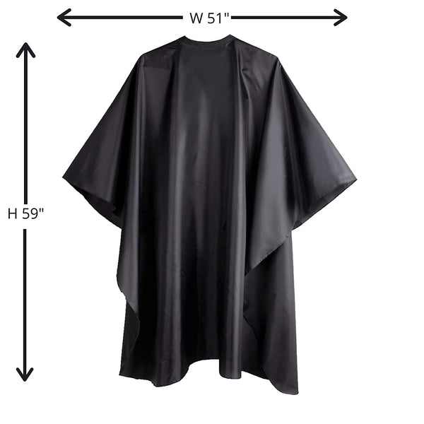 Delkinz Barber Cape with Adjustable Snap Closure waterproof Hair Cutting Salon Cape for Unisex, Perfect for Hairstylists