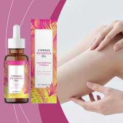 Caramela Cyperus Rotundus Oil, Cyperus Rotundus Oil, 60ML Cyperu𝐬 Rotundu𝐬 Skin Serum, Effective Hair Removal Solution, Reduces Body Unwanted Hair Growth, for All Skin Types (1pcs)