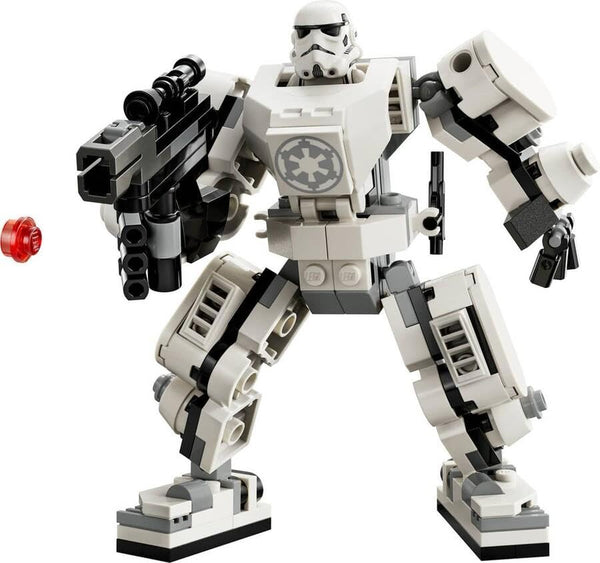 LEGO Star Wars Stormtrooper Mech Set, Buildable Action Figure Model with Jointed Parts, Minifigure Cockpit and Large Stud-Shooter, Collectible Toy for Kids Aged 6 and Up 75370