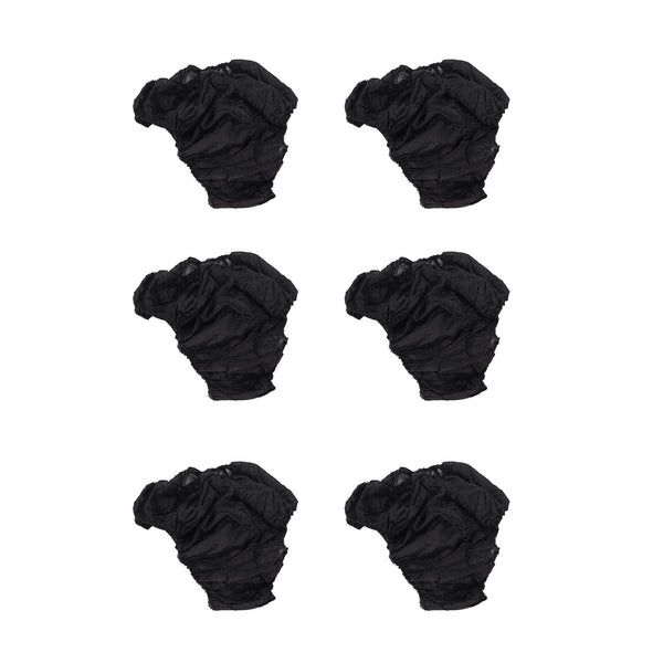 FILFEEL 50pcs Disposable Underwear, Portable Travel Underwear Disposable Panties for Outdoor Tourism Hotel Travel SPA Salon (Black) Free Size