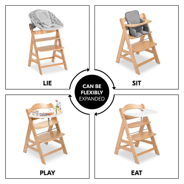 hauck high chair straps hauck Alpha+, Natural