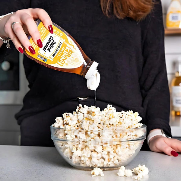 Skinny Syrup 3 Pack (3 x 425ml) – Maple Syrup, Salted Caramel, Golden Syrup – Zero Calorie, Sugar Free Coffee & Pancake Syrups – Low Calorie, Keto & Vegan Friendly