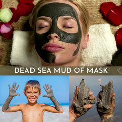 mGanna 100% Natural Dead Sea Mud Clay Powder 0.5 lbs / 227 g for Skin firming, Creams, Face Masks, Scrubs and Soap Making