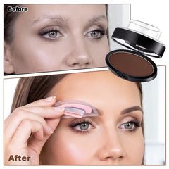 Eyebrow Stamp Kit with Brow Powder