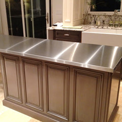 Yenhome Adhesive Film Furniture Silver Matt Metallic Extra Wide Self-Adhesive Film Furniture Silver for Kitchen Vinyl Worktop Kitchen Foils Brushed Stainless Steel for Table Cabinet Fridge 60 x 500 cm