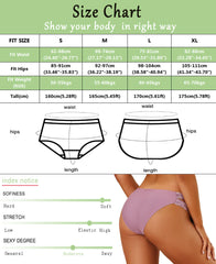 BeReady Seamless Knickers for Women Sexy Lace Seamless Underwear for Women High Cut V-waist No Show Ladies Briefs Panties Multipack