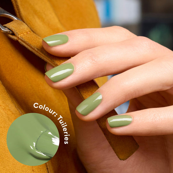 Manucurist Green Tuileries Olive Green Natural Nail Polish