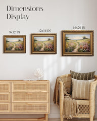 AGOLINE Vintage Gold Framed Wall Art for Kitchen,Apples Still Life,12x16 IN