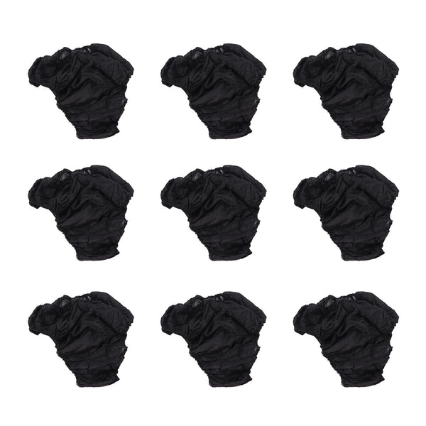 FILFEEL 50pcs Disposable Underwear, Portable Travel Underwear Disposable Panties for Outdoor Tourism Hotel Travel SPA Salon (Black) Free Size