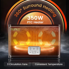 SUNLU S4 Filament Dryer for 4 Spools, Up to 70°C & 360° Surround Heating