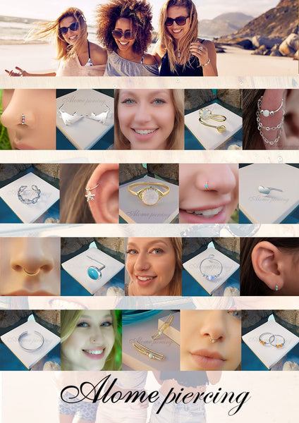 14K Gold Filled Small Hoop Earrings for Cartilage Nose, Tiny Thin 8mm Piercing Hoop Ring 24 Gauge (Gold, 8mm 24 gauge / 1 pair)