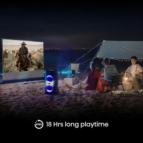 Hisense PARTY THUNDER, 620W Max Audio Power, AI Light Show, 18 Hrs long playtime, Auracast™ receiver,Portability,ConnectLife, IPX4 Waterproof, AI Vocal Fader, Bluetooth 5.4
