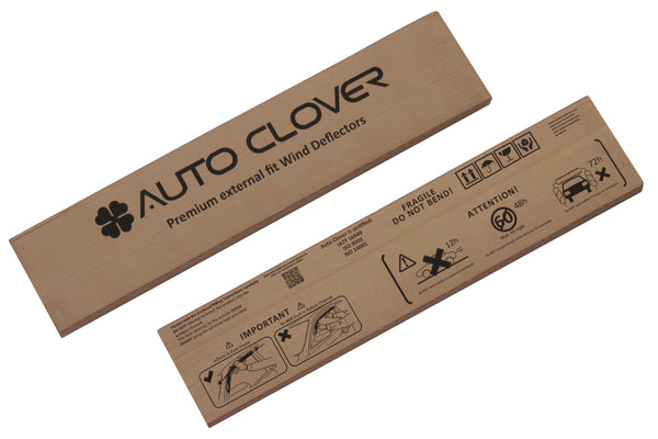 AUTO CLOVER Wind Deflectors Set for Toyota Rav4 2019+ (6 pieces)