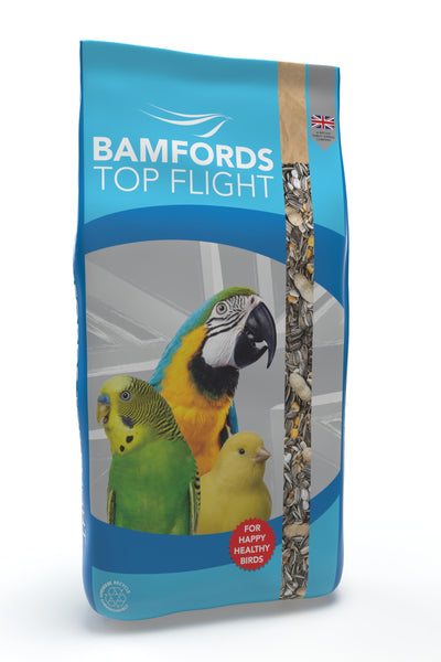 Bamfords Top Flight Premium Parrot Food with Fruit (12.5kg)