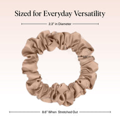 Kitsch Satin Scrunchies for Women 6pcs - Eucalyptus