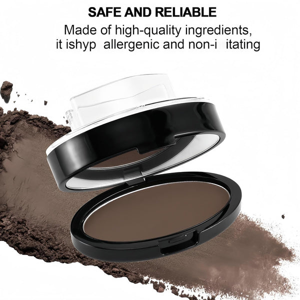 2PCS Waterproof Eyebrow Stamp,Eyebrow Stamp Kit with Eyebrow Pencil,Long-Lasting Eyebrow Powder &Brow Tint Kit,Easy-to-Use Brow Stamp for Quick Shaping,Multi-Functional Eyebrow Tint#Dark+Light Brown