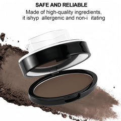 2PCS Waterproof Eyebrow Stamp,Eyebrow Stamp Kit with Eyebrow Pencil,Long-Lasting Eyebrow Powder &Brow Tint Kit,Easy-to-Use Brow Stamp for Quick Shaping,Multi-Functional Eyebrow Tint#Dark+Light Brown