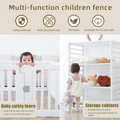 Gupamiga Playpen Baby Playpen Baby Safety Activity Centre for Indoor or Outdoor Use 150 x 180 cm