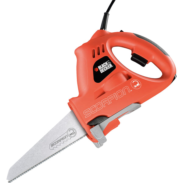 BLACK+DECKER Scorpion Handsaw, 400W, Corded, Tool Free Blade Change, Includes 3 Blades, KS890ECN-GB