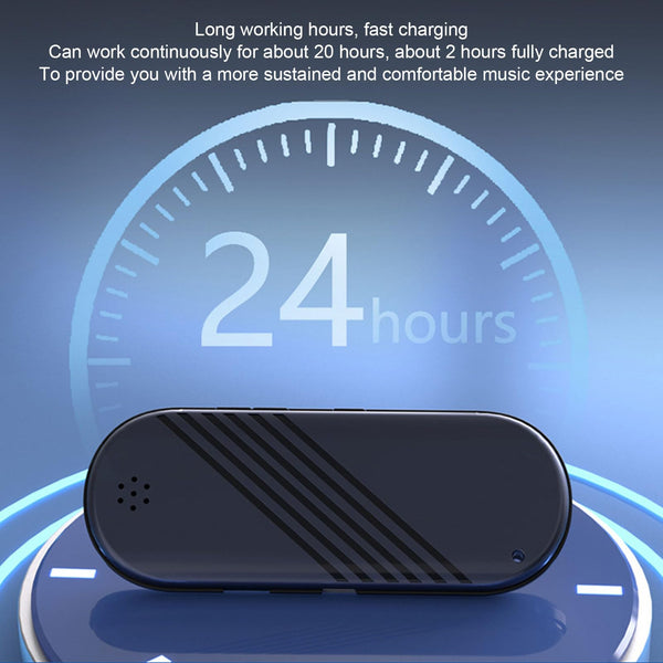 Bluetooth Pillow Speakers for Sleeping, Bone Conduction Pillow Speaker Wireless Under Pillow Speaker MP3 Bluetooth Sound Machine with Timing Function (Black)